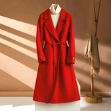 Women cashmere trench coat