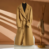 Women cashmere trench coat