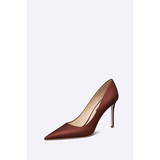 Women's Pointed Stiletto High Heels — Leather Niche Shallow Mouth