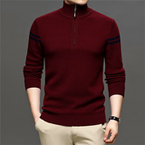 Men's 100% Pure Merino Wool Pullover Sweater — Thick Warm Cashmere