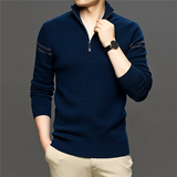 Men's 100% Pure Merino Wool Pullover Sweater — Thick Warm Cashmere