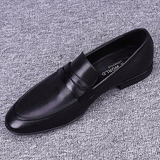 Men's First-Layer Cowhide Business Casual Shoes — Soft Sole