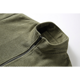 Men's Corduroy Lamb Wool Winter Coat — Plus Velvet Thickened