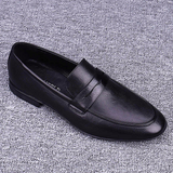 Men's First-Layer Cowhide Business Casual Shoes — Soft Sole