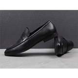 Men's First-Layer Cowhide Business Casual Shoes — Soft Sole
