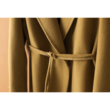 Women cashmere trench coat