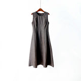 Sleeveless Waist-cinching Tank Dress For Women