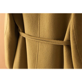 Women cashmere trench coat