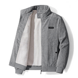 Men's Corduroy Lamb Wool Winter Coat — Plus Velvet Thickened