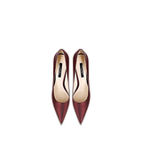 Women's Pointed Stiletto High Heels — Leather Niche Shallow Mouth