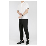 Summer Leisure Casual Lapel Short Sleeve T-shirt