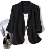 Hepburn-style Silk Womens Blazer