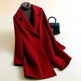 New Autumnwinter Mid-length High-end Double-faced Wool Coat For Women
