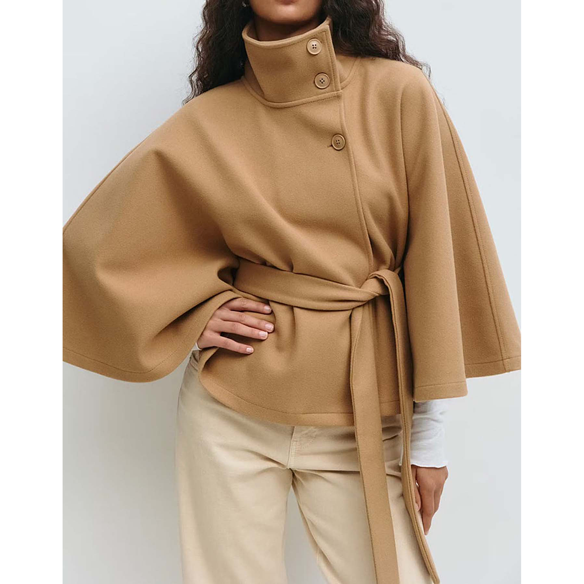 Andikolshay editorial — camel blazer, warm tones