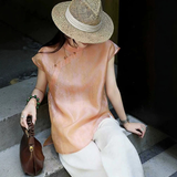 New Chinese-style Short-sleeve Top For Women