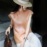 New Chinese-style Short-sleeve Top For Women