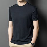 Mens Short-sleeved Crew-neck Top
