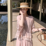 Womens Summer Lightweight Fashionable Casual Outfit Set