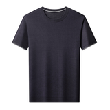 Mens Short-sleeved Crew-neck Top