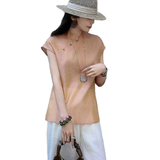 New Chinese-style Short-sleeve Top For Women
