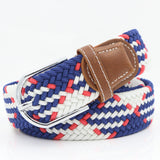 Breathable Canvas Woven Belt — Casual Fabric Waist Belt
