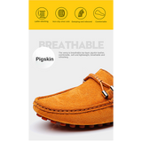 Men shoes Loafers Men Casual Fashion Suede Men Shoes Lightweight Soft Genuine Leather Moccasins Slip on Driving Shoes for Men