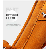 Men shoes Loafers Men Casual Fashion Suede Men Shoes Lightweight Soft Genuine Leather Moccasins Slip on Driving Shoes for Men