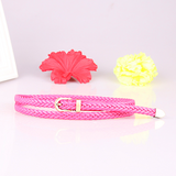Women's Woven Pin Buckle Rope Belt — Slim Decorative