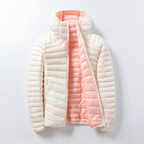 Women jacket 90% White Duck Down Jacket Winter Bright Coat Women Snow Clothes Loose Plus size Female Down Parka Female Portable Outwear