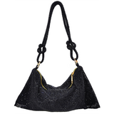 Women's Luxury Diamond Underarm Bag — Rhinestone Embellished Shoulder Bag