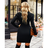 women dress Knitted Wool Skirt Warm Pencil Dress