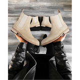 Men shoes Nether handmade Chelsea boots men's leather boots non-fog Kanye high street fashion brand retro men's boots