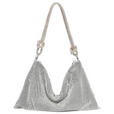 Women's Luxury Diamond Underarm Bag — Rhinestone Embellished Shoulder Bag
