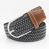 Breathable Canvas Woven Belt — Casual Fabric Waist Belt