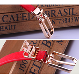 Women belt Thin Belt Ladies Versatile Pin Buckle PU Small Belt