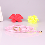 Women's Woven Pin Buckle Rope Belt — Slim Decorative