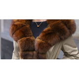 Fur women's winter new long detachable rex rabbit inner bile fur all-in-one fur coat