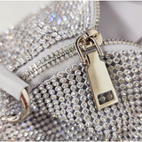 Women's Luxury Diamond Underarm Bag — Rhinestone Embellished Shoulder Bag