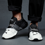 Men's shoes new breathable daddy shoes men's spring and autumn style heel sports casual shoes leather tide shoes