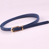 Women belt Thin Belt Ladies Versatile Pin Buckle PU Small Belt