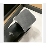 Women shoes single boots autumn and winter new thick heel women's square toe short tube