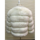 Mink Coats Women Winter Top Fashion FAUX Fur Coat Elegant Thick Warm Outerwear Fake Fur Jacket Chaquetas Mujer
