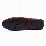 Men's Fish-Pattern Leather Business Casual Shoes