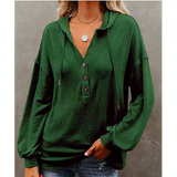 New tide hooded sweater solid color women hooded pullover