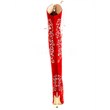 Women boots elegant embroidered boots over the knee boots fashion zipper stiletto