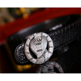 Men's Ultra-Luxury Real Crocodile Leather Belt — Snake Buckle