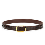 Men belt business Casual Belts Men's Pin Buckle Crocodile Bone Leather Belt Leather Belt Men's Belt