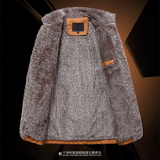 leather jacket men winter warm jackets coats male leather