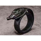Men's Ultra-Luxury Crocodile Leather Belt