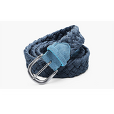 Men belt suede woven belt neutral wax cord cotton rope woven belt